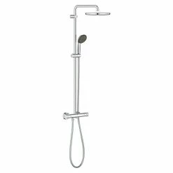 Blitzangebot 🎉 BAUHAUS Grohe Vitalio Start Duschsystem 250 Mit Thermostatarmatur, Lochabstand: 101,6 Cm, Anzahl Strahlarten: 2 Stk., Chrom 🔔