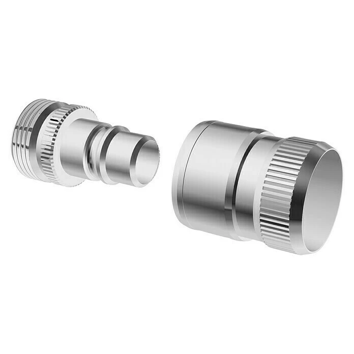 Brandneu 😍 BAUHAUS Hansa Schnellverschluss ½″, Messing, Chrom 🤩 1 Brandneu 😍 BAUHAUS Hansa Schnellverschluss ½″, Messing, Chrom 🤩