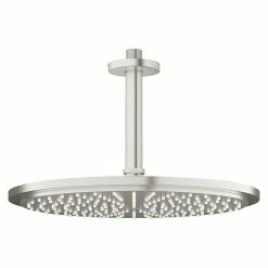 Bester Verkauf 🎉 BAUHAUS Grohe Kopfbrausen-Set Rainshower Cosmopolitan 310 Durchmesser: 31 Cm, 9,5 L/min Bei 3 Bar, Deckenmontage, Supersteel 😀