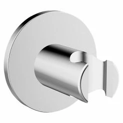 Billig 😉 BAUHAUS Hansa Brausehalter Messing, Chrom, Rund ⭐