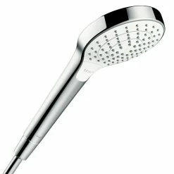 Am billigsten ✔️ BAUHAUS Hansgrohe Handbrause Croma Select S Vario Anzahl Funktionen: 3, Durchmesser: 11 Cm, Weiß/Chrom 🛒