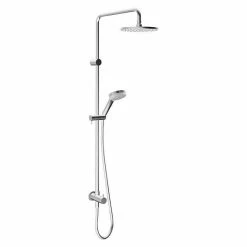 Rabatt 🎁 BAUHAUS Hansa Viva Duschsystem Lochabstand: 83 Cm, Anzahl Strahlarten: 3 Stk., Chrom ✨