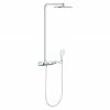 Bestpreis 🛒 BAUHAUS Grohe Duschsystem Rainshower SmartControl Mono 360 Mit Thermostatarmatur, Lochabstand: 100,6 Cm, Anzahl Strahlarten: 1 Stk., Chrom, Moon White 🌟