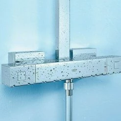 Brandneu 🥰 BAUHAUS Grohe Duschsystem Euphoria Cube XXL Mit Thermostatarmatur, Lochabstand: 100,5 Cm, Anzahl Strahlarten: 1 Stk., Chrom ⭐ -Duschsysteme Verkäufe 12 1082