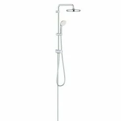 Bester Verkauf ✔️ BAUHAUS Grohe Duschsystem Tempesta 210 Mit Umsteller, Lochabstand: 62 Cm, Anzahl Strahlarten: 2 Stk., Chrom 🎉