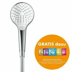 Top 10 🧨 BAUHAUS Hansgrohe Handbrause My Select S Vario Anzahl Funktionen: 3, Durchmesser: 11 Cm, Weiß/Chrom ✔️