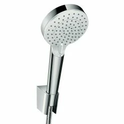 Brandneu 👏 BAUHAUS Hansgrohe Crometta Brause-Set Vario Anzahl Funktionen: 2, Durchmesser Handbrause: 10 Cm, Chrom, Weiß 🧨