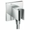 Brandneu ✔️ BAUHAUS Hansgrohe Wandanschlussbogen Fixfit Square ½″, Chrom ✨