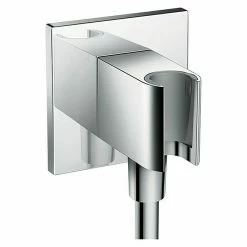Brandneu ✔️ BAUHAUS Hansgrohe Wandanschlussbogen Fixfit Square ½″, Chrom ✨