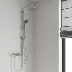 Bestpreis 💯 BAUHAUS Grohe Vitalio Start Duschsystem Mit Umsteller, Lochabstand: 62 Cm, Anzahl Strahlarten: 2 Stk., Chrom 🧨 -Duschsysteme Verkäufe 12 116