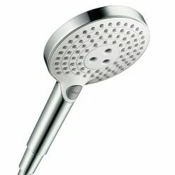 Aktion 🧨 BAUHAUS Hansgrohe Handbrause Raindance Select S 120 Anzahl Funktionen: 3, Durchmesser: 12,5 Cm, Weiß/Chrom ✨