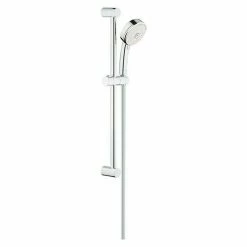 Brandneu ✨ BAUHAUS Grohe Tempesta Cosmopolitan Brausegarnitur 100 Typ 3 Lochabstand: 62 Cm, Art Strahl: Rain, Rain O², Massagestrahl, Chrom 🥰