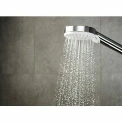 Schlussverkauf 🧨 BAUHAUS Hansgrohe Crometta Handbrause Vario Anzahl Funktionen: 2, Durchmesser: 10 Cm, Weiß/Chrom 🎉 -Duschsysteme Verkäufe 12 1193