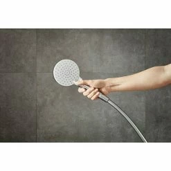 Schlussverkauf 🧨 BAUHAUS Hansgrohe Crometta Handbrause Vario Anzahl Funktionen: 2, Durchmesser: 10 Cm, Weiß/Chrom 🎉 -Duschsysteme Verkäufe 12 1194