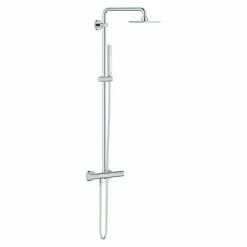 Bester Verkauf 😀 BAUHAUS Grohe Duschsystem Euphoria 150 Mit Thermostatarmatur, Lochabstand: 101,6 Cm, Anzahl Strahlarten: 1 Stk., Chrom 💯