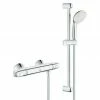 Rabatt 🤩 BAUHAUS Grohe Brause-Set Grohtherm 1000 Lochabstand: 62 Cm, Chrom 🔔
