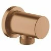 Auslauf 🧨 BAUHAUS Grohe Brauseanschluss Rainshower ½″, Warm Sunset Gebürstet ✔️