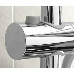 Neu 🎉 BAUHAUS Camargue Duschsystem Los Angeles Mit Thermostatarmatur, Anzahl Strahlarten: 3 Stk., Chrom 🧨 -Duschsysteme Verkäufe 12 193