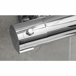 Neu 🎉 BAUHAUS Camargue Duschsystem Los Angeles Mit Thermostatarmatur, Anzahl Strahlarten: 3 Stk., Chrom 🧨 -Duschsysteme Verkäufe 12 194