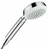 Budget 👍 BAUHAUS Hansgrohe Crometta Handbrause 100 Anzahl Funktionen: 1, Durchmesser: 10 Cm, Weiß/Chrom ✨