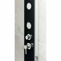 Besorgen 🛒 BAUHAUS Camargue Duschpaneel Ameland 2.0 Höhe: 145 Cm, Mit Einhebelmischer, Schwarz ⭐ 8 Besorgen 🛒 BAUHAUS Camargue Duschpaneel Ameland 2.0 Höhe: 145 Cm, Mit Einhebelmischer, Schwarz ⭐ -Duschsysteme Verkäufe 12 246