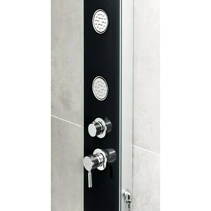 Besorgen 🛒 BAUHAUS Camargue Duschpaneel Ameland 2.0 Höhe: 145 Cm, Mit Einhebelmischer, Schwarz ⭐ 4 Besorgen 🛒 BAUHAUS Camargue Duschpaneel Ameland 2.0 Höhe: 145 Cm, Mit Einhebelmischer, Schwarz ⭐ – Bild 4