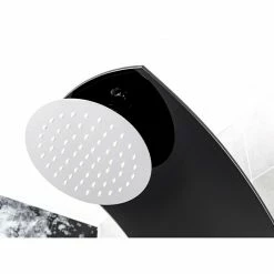 Budget ⭐ BAUHAUS Camargue Duschpaneel Sylt 2.0 Höhe: 133 Cm, Mit Einhebelmischer, Schwarz ✨ -Duschsysteme Verkäufe 12 283