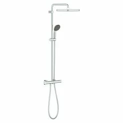 Top 10 💯 BAUHAUS Grohe Vitalio Start Duschsystem Typ 2 Mit Thermostatarmatur, Lochabstand: 101,6 Cm, Chrom ⭐