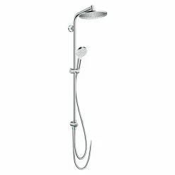 Billig 💯 BAUHAUS Hansgrohe Duschsystem Crometta S Showerpipe 240 Lochabstand: 104,2 Cm, Anzahl Strahlarten: 2 Stk., Chrom ✨