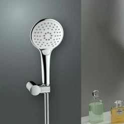 Aktion 🤩 BAUHAUS Camargue Brause-Set Babsko Chrom 💯 -Duschsysteme Verkäufe 12 337