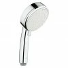 Neu 🎁 BAUHAUS Grohe Handbrause Tempesta Cosmopolitan 100 Anzahl Funktionen: 2, Durchmesser: 10 Cm, Chrom 🌟