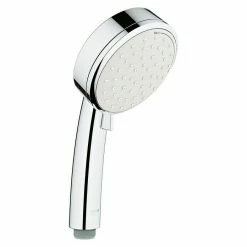 Neu 🎁 BAUHAUS Grohe Handbrause Tempesta Cosmopolitan 100 Anzahl Funktionen: 2, Durchmesser: 10 Cm, Chrom 🌟