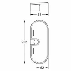 Schlussverkauf 💯 BAUHAUS Grohe Seifenschale Easy Reach Geeignet Für: Brausestangen Mit 22 Mm Rohrdurchmesser 😍 -Duschsysteme Verkäufe 12 360
