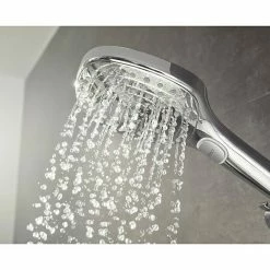 Am billigsten 🔥 BAUHAUS Hansgrohe Handbrause Raindance Select E 120 Anzahl Funktionen: 3, Durchmesser: 12 Cm, Chrom ✔️ -Duschsysteme Verkäufe 12 421