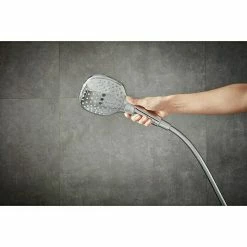 Am billigsten 🔥 BAUHAUS Hansgrohe Handbrause Raindance Select E 120 Anzahl Funktionen: 3, Durchmesser: 12 Cm, Chrom ✔️ -Duschsysteme Verkäufe 12 422