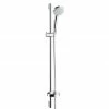 Bester Verkauf 🎁 BAUHAUS Hansgrohe Brausegarnitur Croma 100 Vario Lochabstand: 91,5 Cm, Art Strahl: Rain, Normalstrahl, Massagestrahl, Shampoostrahl, Chrom ❤️