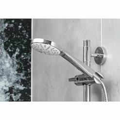 Bestes Angebot 🤩 BAUHAUS Mixomat Brausegarnitur Lech Art Strahl: Sanfter Duschregen, Chrom 🤩 -Duschsysteme Verkäufe 12 453