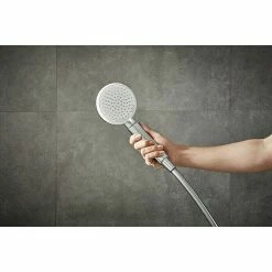 Auslauf 👏 BAUHAUS Hansgrohe Crometta Handbrause 100 Vario Anzahl Funktionen: 4, Durchmesser: 10 Cm, Chrom 🤩 -Duschsysteme Verkäufe 12 46