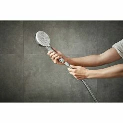 Auslauf 👏 BAUHAUS Hansgrohe Crometta Handbrause 100 Vario Anzahl Funktionen: 4, Durchmesser: 10 Cm, Chrom 🤩 -Duschsysteme Verkäufe 12 47