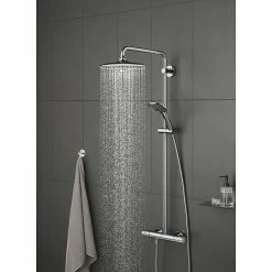 Aktion 🔔 BAUHAUS Grohe Handbrause Vitalio Joy Anzahl Funktionen: 3, Chrom 💯 -Duschsysteme Verkäufe 12 473