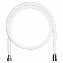 Bester Verkauf 🔔 BAUHAUS Camargue Brauseschlauch Länge: 160 Cm, ½″, Kunststoff, Weiß 🤩