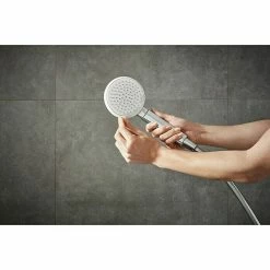 Auslauf 👏 BAUHAUS Hansgrohe Crometta Handbrause 100 Vario Anzahl Funktionen: 4, Durchmesser: 10 Cm, Chrom 🤩 -Duschsysteme Verkäufe 12 48
