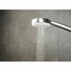 Auslauf 👏 BAUHAUS Hansgrohe Crometta Handbrause 100 Vario Anzahl Funktionen: 4, Durchmesser: 10 Cm, Chrom 🤩 -Duschsysteme Verkäufe 12 49