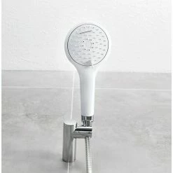 Auslauf 🧨 BAUHAUS Mixomat Brause-Set Langfoss Chrom/Weiß 😀 -Duschsysteme Verkäufe 12 504