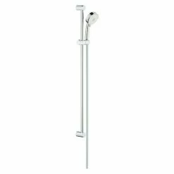 Am billigsten 🤩 BAUHAUS Grohe Tempesta Cosmopolitan Brausegarnitur 100 Typ 4 Lochabstand: 92 Cm, Art Strahl: Massage, Jetstrahl, Rain, Rain O², Chrom, Anzahl Strahlarten: 4 Stk. 🎉