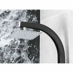 Bester Verkauf 👏 BAUHAUS Mixomat Duschpaneel Cityline 2.0 Höhe: 120 Cm, Mit Umsteller, Chrom/Schwarz ⭐ -Duschsysteme Verkäufe 12 550