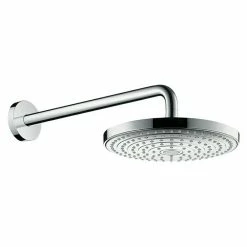 Blitzangebot 🛒 BAUHAUS Hansgrohe Kopfbrausen-Set Raindance Select S 240 Durchmesser: 24 Cm, 17 L/min Bei 3 Bar, Wandmontage, Chrom ✨