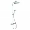 Blitzangebot 💯 BAUHAUS Hansgrohe Duschsystem Croma Select S Showerpipe 280 Mit Thermostatarmatur, Lochabstand: 103,8 Cm, Anzahl Strahlarten: 3 Stk., Chrom ✔️
