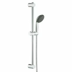 Bestes Angebot 🥰 BAUHAUS Grohe Vitalio Start Brausegarnitur 100 Lochabstand: 47 Cm - 62 Cm, Art Strahl: Normalstrahl, Chrom ⭐