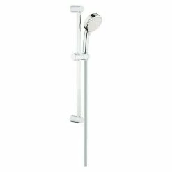 Billig 🎉 BAUHAUS Grohe Tempesta Cosmopolitan Brausegarnitur 100 Typ 2 Lochabstand: 62 Cm, Art Strahl: Rain, Jetstrahl, Chrom 🌟